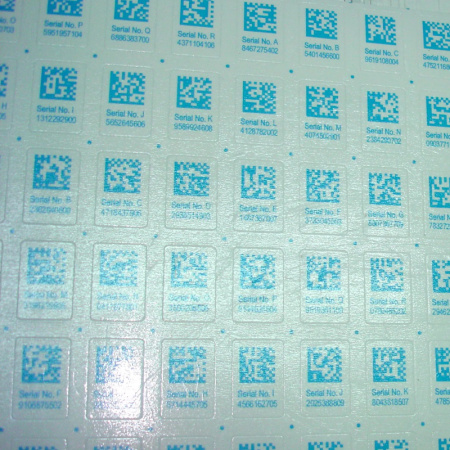 Самоклеящиеся этикетки для инвентаризации